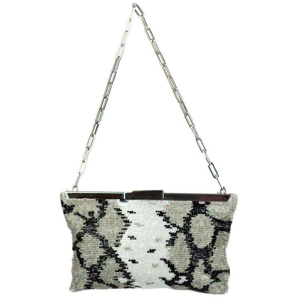 S/S 2000 Vintage Tom Ford For Gucci Beaded Evening Clutch Bag